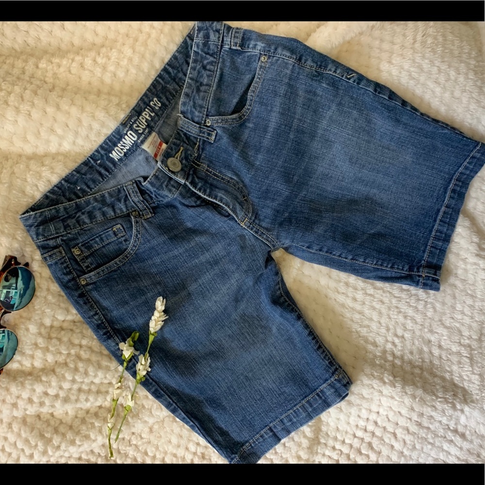 Mossimo -Bermuda Jean shorts-fit 6